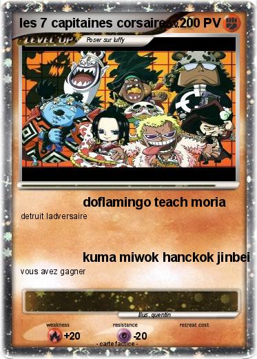 Pokemon les 7 capitaines corsaire