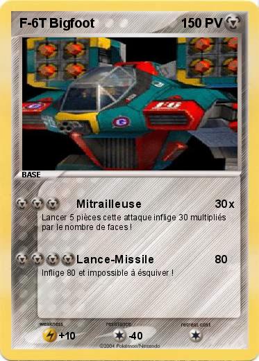 Pokemon F-6T Bigfoot