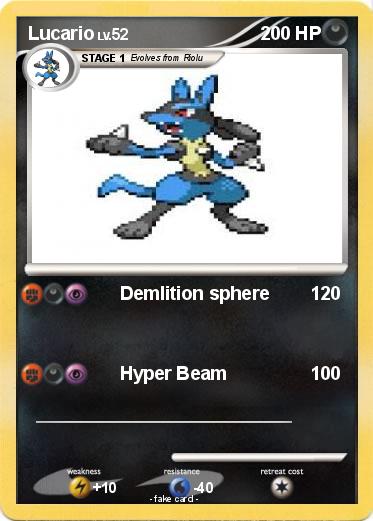 Pokemon Lucario