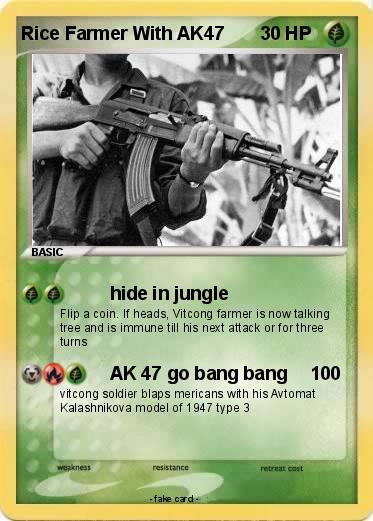 Pokemon Rice Farmer With AK47