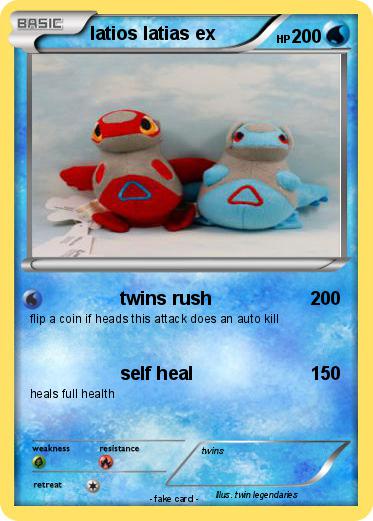 Pokemon latios latias ex