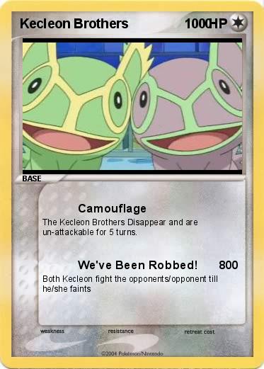 Pokemon Kecleon Brothers                     0