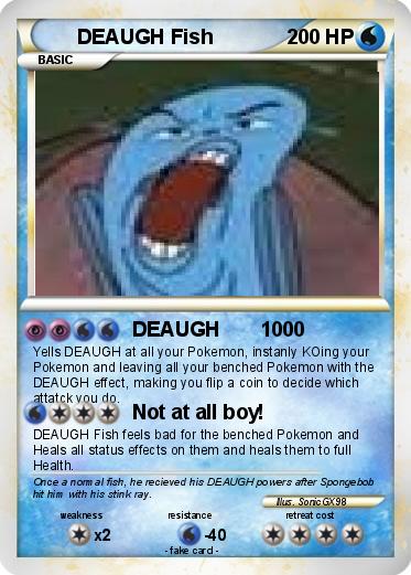 Pokemon DEAUGH Fish