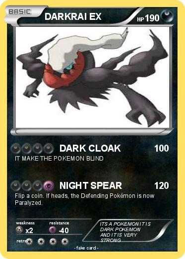 Pokemon DARKRAI EX