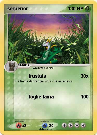 Pokemon serperior