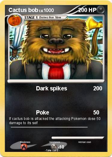 Pokemon Cactus bob
