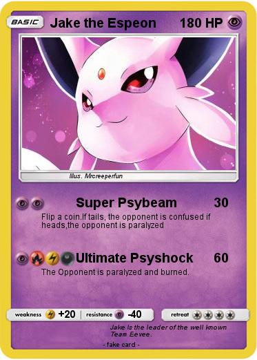 Pokemon Jake the Espeon