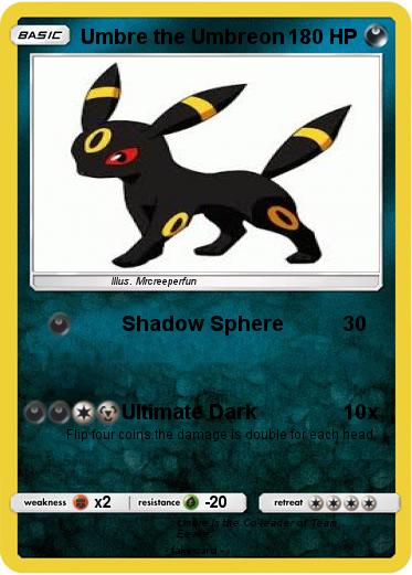 Pokemon Umbre the Umbreon