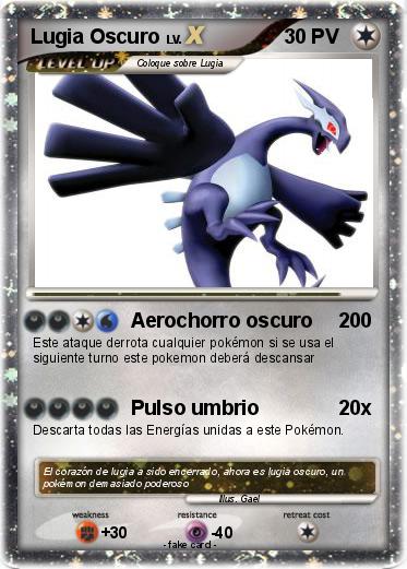 Pokemon Lugia Oscuro