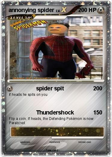 Pokemon annonying spider