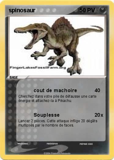 Pokemon spinosaur