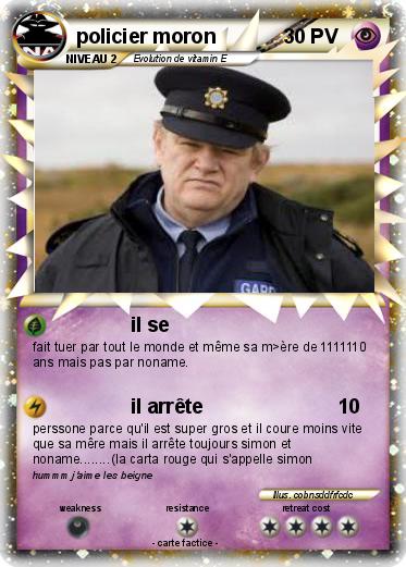 Pokemon policier moron