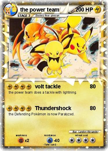 Pokemon the power team