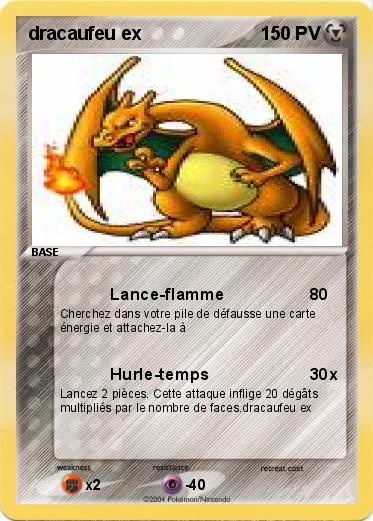 Pokemon dracaufeu ex