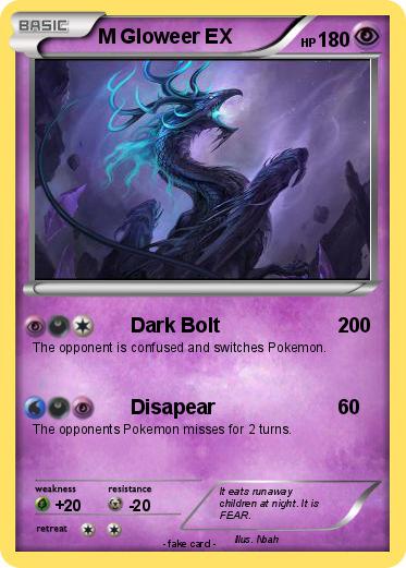Pokemon M Gloweer EX