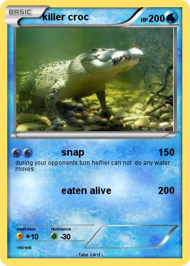 Pokemon killer croc
