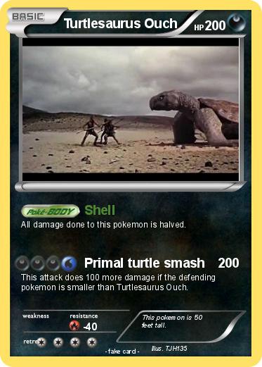 Pokemon Turtlesaurus Ouch