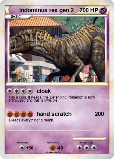 Pokemon indominus rex gen 2