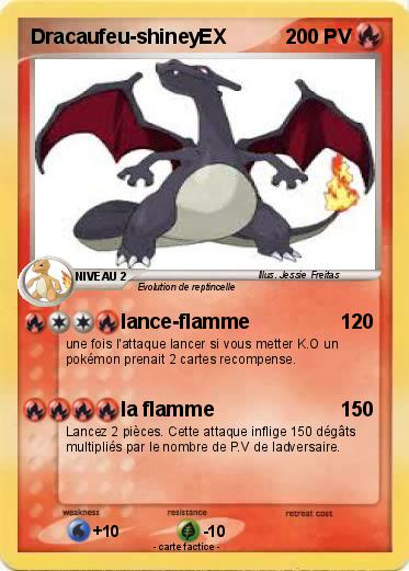 Pokemon Dracaufeu-shineyEX