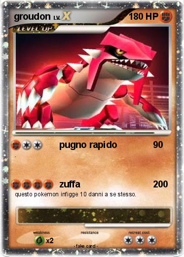 Pokemon groudon