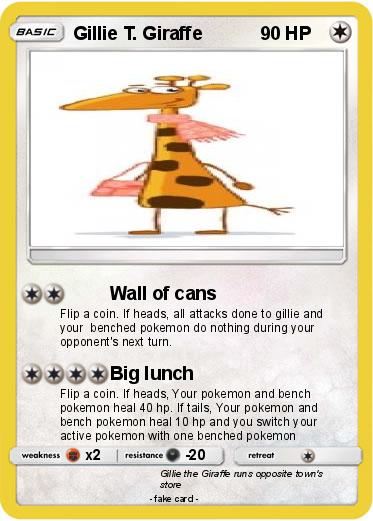 Pokemon Gillie T. Giraffe