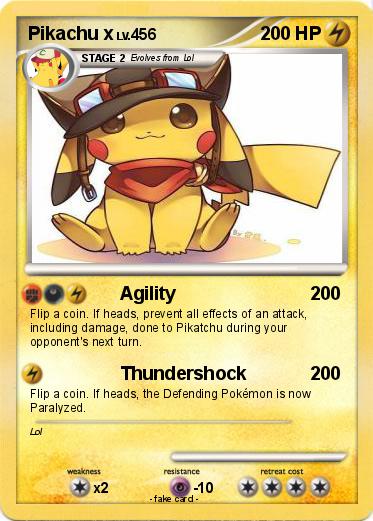 Pokemon Pikachu x