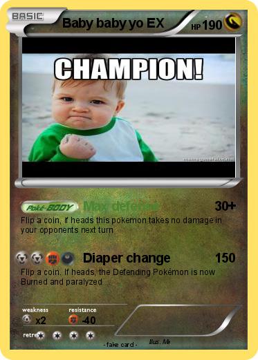 Pokemon Baby baby yo EX