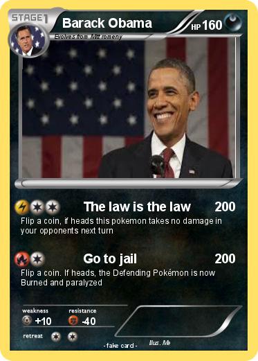 Pokemon Barack Obama