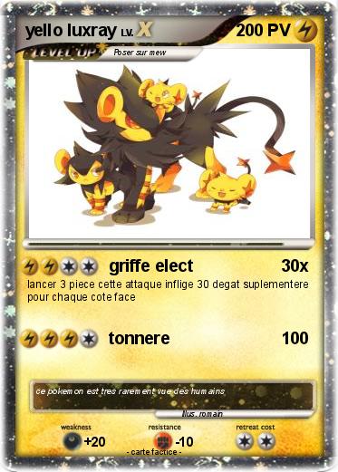 Pokemon yello luxray