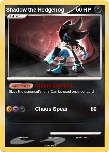 Pokemon Shadow the Hedgehog