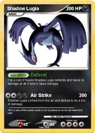 Pokemon Shadow Lugia