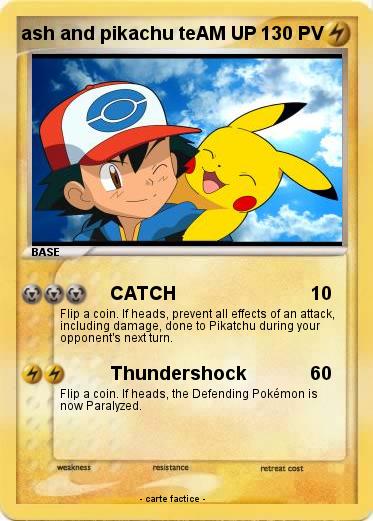 Pokemon ash and pikachu teAM UP