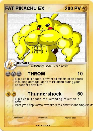 Pokemon FAT PIKACHU EX