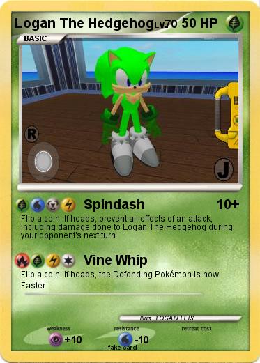 Pokemon Logan The Hedgehog
