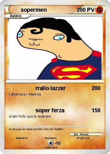 Pokemon sopermen