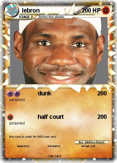 Pokemon lebron