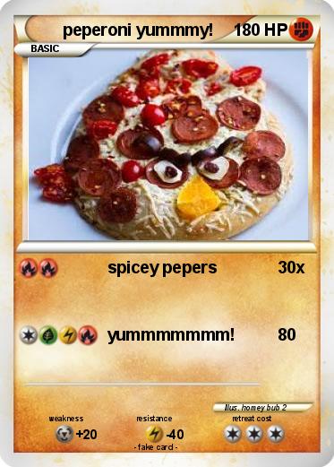 Pokemon peperoni yummmy!