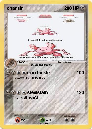 Pokemon chansir