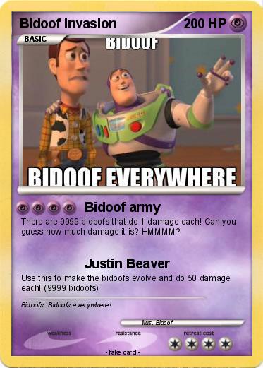 Pokemon Bidoof invasion