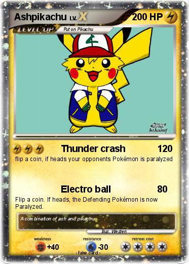 Pokemon Ashpikachu