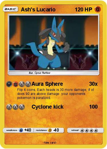 Pokemon Ash's Lucario