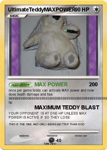 Pokemon UltimateTeddyMAXPOWER
