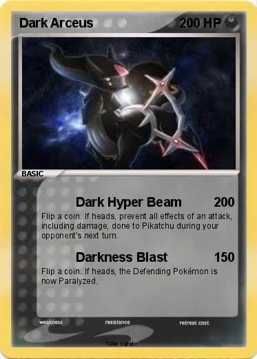 Pokemon Dark Arceus