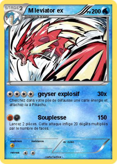 Pokemon M leviator ex