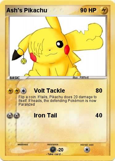 Pokemon Ash's Pikachu