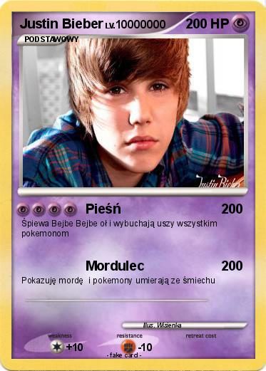 Pokemon Justin Bieber