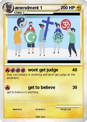 Pokemon amendment 1