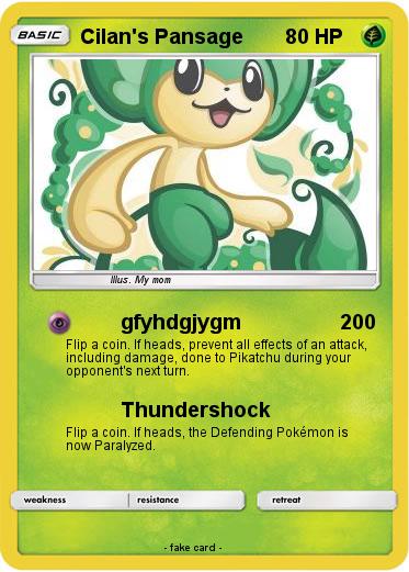 Pokemon Cilan's Pansage