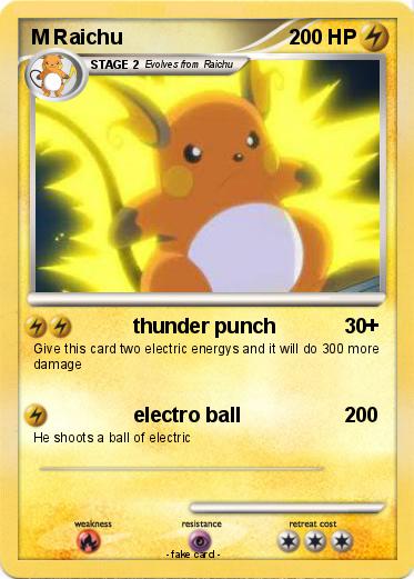 Pokemon M Raichu