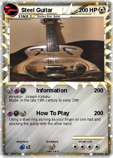Pokemon Steel Guitar